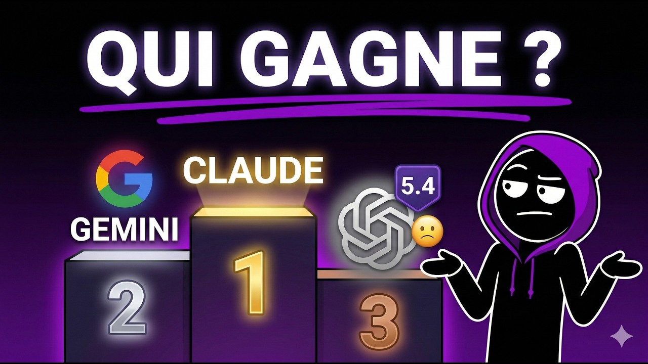 Test ChatGPT 5.4 : 17 min pour un Excel (vs Claude et Gemini)