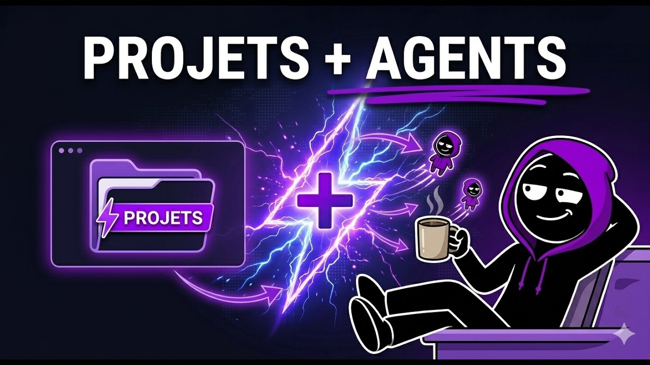 Claude Cowork : Projects + Agents = ton IA qui bosse en boucle