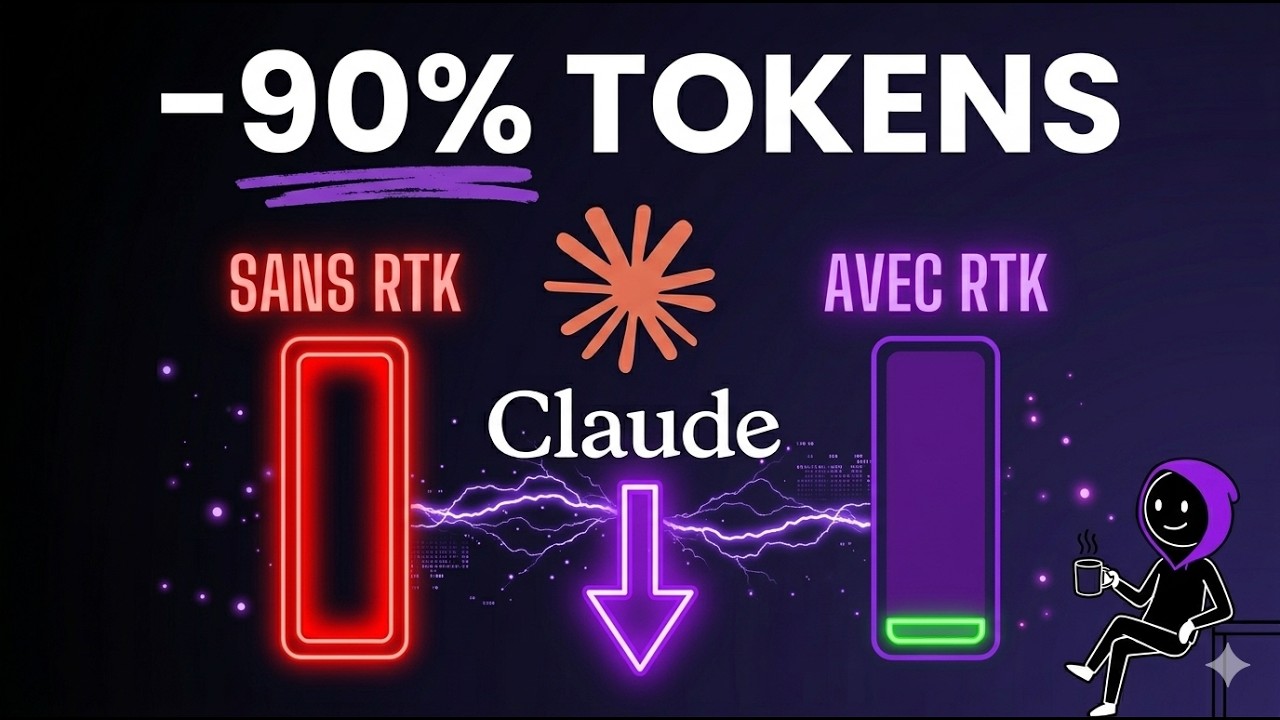 Économise 90 % de tes tokens Claude Code avec RTK (test réel)