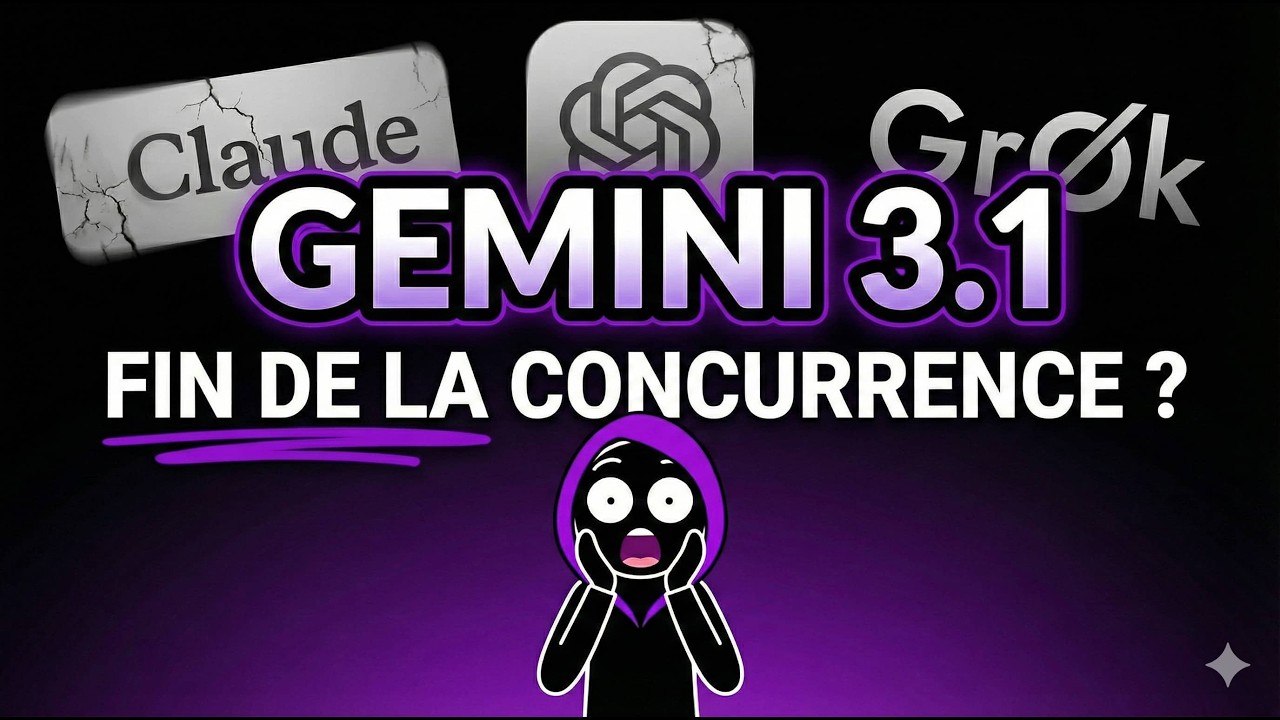 La fin de la concurrence ? (test complet Gemini 3.1 Pro)