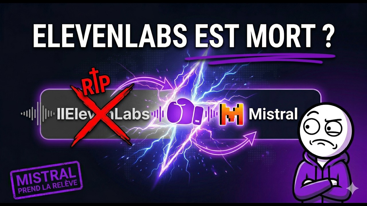 RIP ElevenLabs ? Voxstral fait la même chose pour (presque) rien